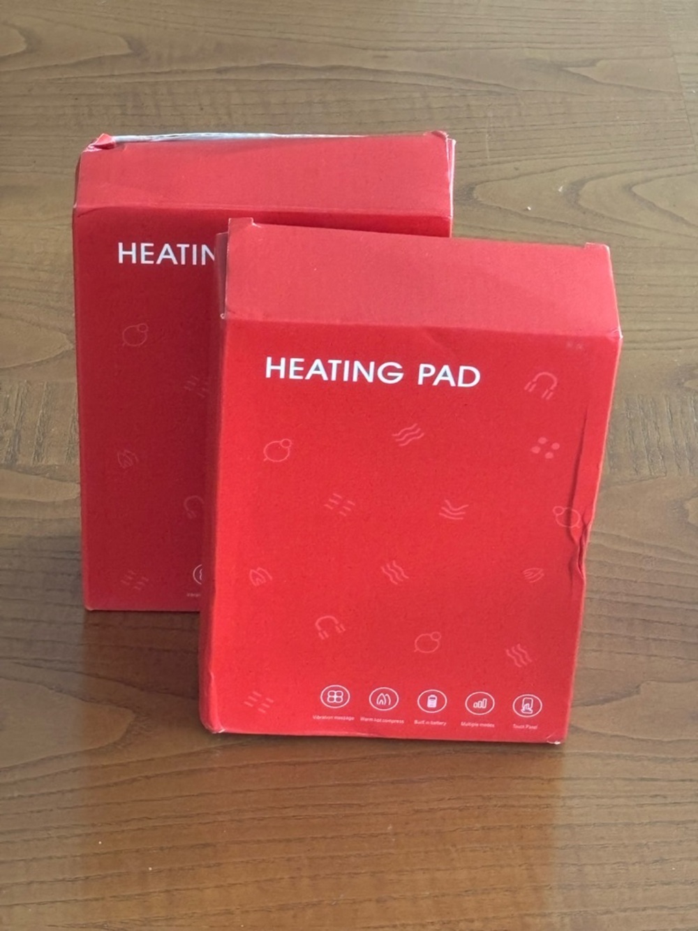 NEW! TWO Electric Ankle Wraps for Vibrating Heat Therapy - Gray - Right and Left - Picture 4 of 4